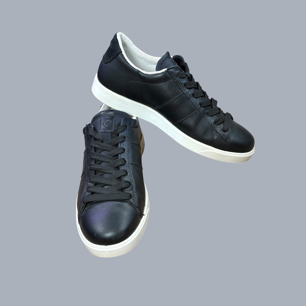 ECCO Black Leather Sneakers EU 38 US 7-7.5